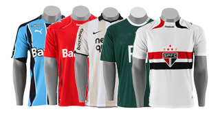Uma camisa oficial do seu time